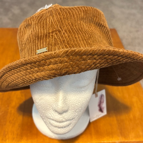 Jessica Simpson Accessories - NWT Jessica Simpson Brown Corduroy Bucket Hat